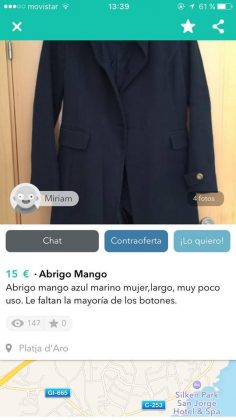 ABRIGO MANGO