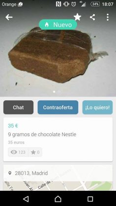 9 GRAMOS DE CHOCOLATE NESTLE