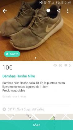 BAMBAS ROSHE NIKE