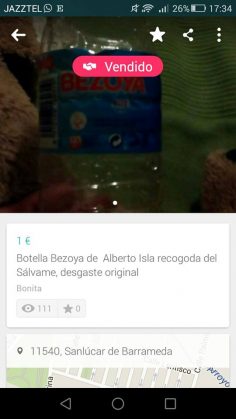 BOTELLA BEZOYA DE ALBERTO ISLA