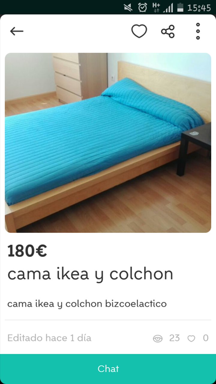 CAMA IKEA Y COLCHÓN