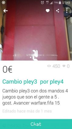 CAMBIO PLEY 3 POR PLEY 4