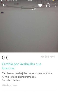 CAMBIO POR LAVAVAJILLAS QUE FUNCIONE