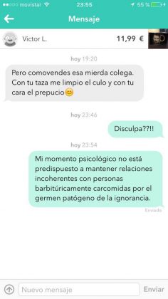 PERO COMOVENDES ESA MIERDA