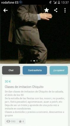 CLASES DE IMITACION CHIQUITO