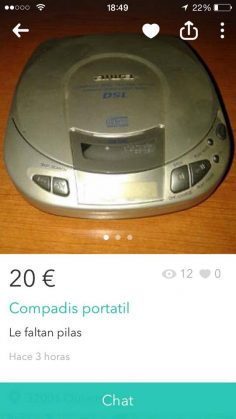 Compas Disc portatil