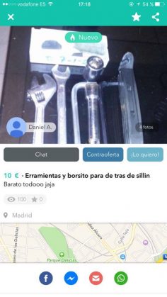 ERRAMIENTAS Y BORSITO PARA DE TRAS DE SILLIN