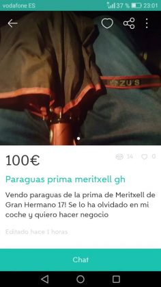 PARAGUAS PRIMA MERITXELL GH