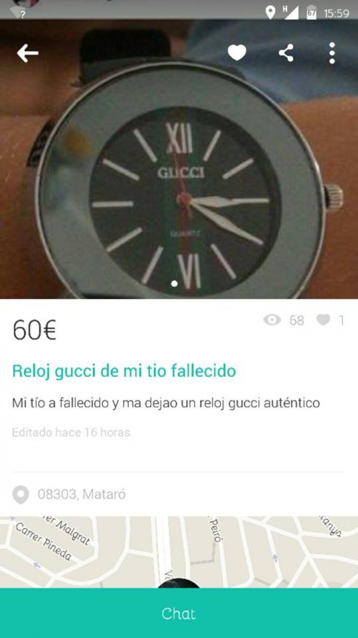RELOJ DE MI TÍO FALLECIDO