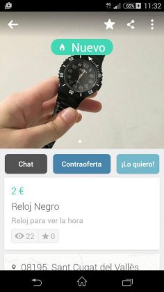 RELOJ NEGRO