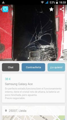 SAMSUNG GALAXY ACE