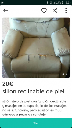 SILLÓN PIEL