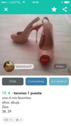 TACONES 1 PUESTA