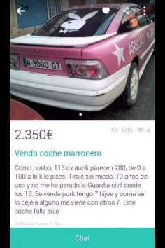 COCHE MARRONERO