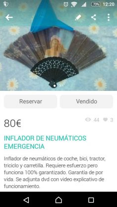“INFLADOR DE NEUMÁTICOS EMERGENCIA”