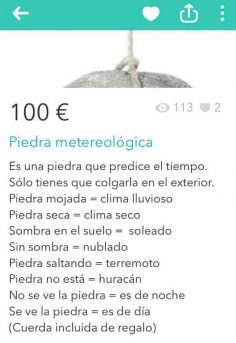 PIEDRA METEOROLÓGICA